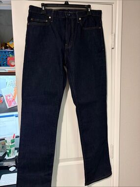 Lands' End Blake Shelton Men's Straight Jeans in Dark Indigo